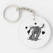 Hundeliebe Schlüsselanhänger (Vorderseite)