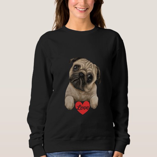 Hundeliebe Sweatshirt (Vorderseite)