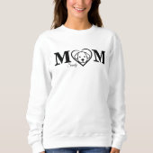 Hundeliebermutter Sweatshirt (Vorderseite)