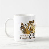 Hundeliebhaber-besessene Hunde- Störung Kaffeetasse (Links)