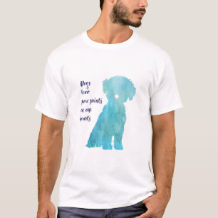 Hundeliebhaber Bichon Frise zeitgenössischer Druc T-Shirt