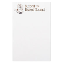 Hundeliebhaber Buford das Bassetbriefpapier