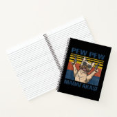 Hundeliebhaber | Bulldog Pew Madafakas Notizblock (Innenseite)