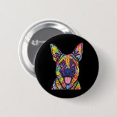 Hundeliebhaber Button (Vorne & Hinten)