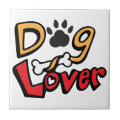 Hundeliebhaber Fliese (Vorderseite)