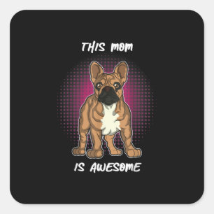 Hundeliebhaber Französischer Bulldog Geschenke Fr Quadratischer Aufkleber