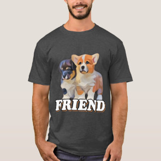 Hundeliebhaber Geschenkidee Freund lustig T-Shirt