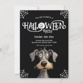 Hundeliebhaber Halloween-Party Feiertagskarte (Vorderseite)