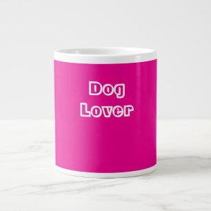 Hundeliebhaber Haustier Tierarzt Besitzer Hot Pink Jumbo-Tasse