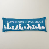 Hundeliebhaber Kissen (Rückseite)