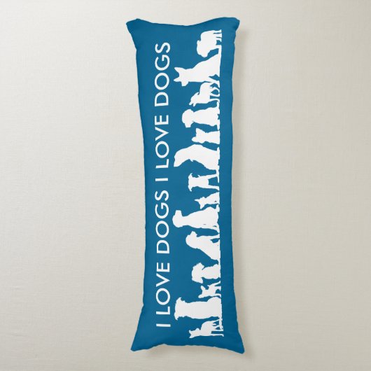 Hundeliebhaber Kissen (Vorderseite Vertikal)