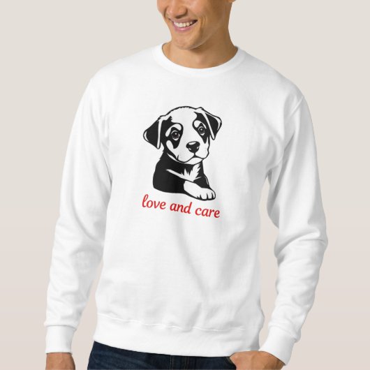 Hundeliebhaber Sweatshirt (Vorderseite)