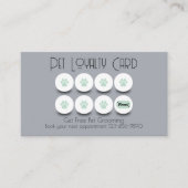 Hundeliebhaber Treue Visitenkarte (Vorderseite)