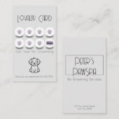 Hundeliebhaber Treue Visitenkarte (Vorne/Hinten)