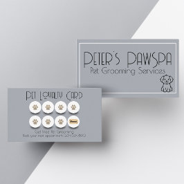 Hundeliebhaber Treue Visitenkarte