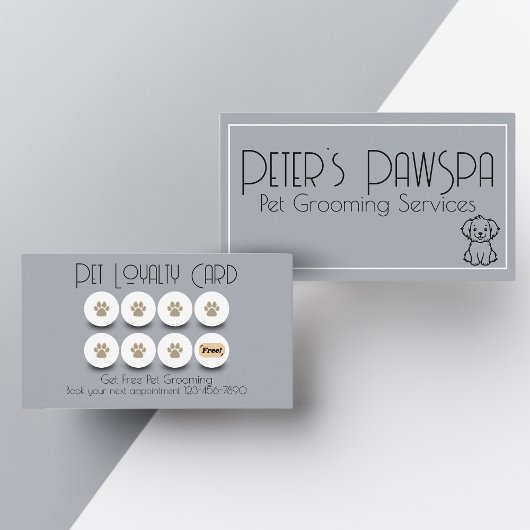 Hundeliebhaber Treue Visitenkarte