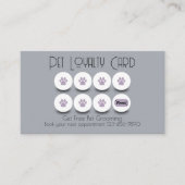 Hundeliebhaber Treue Visitenkarte (Vorderseite)