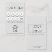 Hundeliebhaber Treue Visitenkarte (Vorne/Hinten)