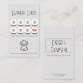 Hundeliebhaber Treue Visitenkarte (Vorne/Hinten)