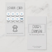 Hundeliebhaber Treue Visitenkarte (Vorne/Hinten)