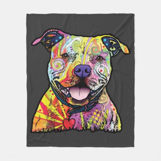 Hundeliebhaber v01 fleecedecke (Vorderseite)