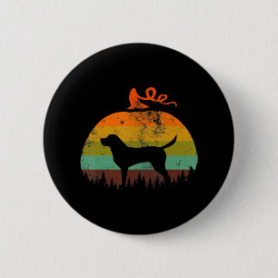Hundeliebhaber   Vintage-Kürbis-Halloween-Labrador Button