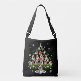 Hundeliebhaber  Weihnachtsbaumschmuck für Bulldot Tragetaschen Mit Langen Trägern