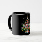 Hundeliebhaber| Weihnachtsbaumschmuck für Bulldots Tasse (Vorderseite Links)