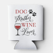 Hundelmutter Niedlicher Frauenanteil Mama von Haus Dosenkühler (Rückseite)