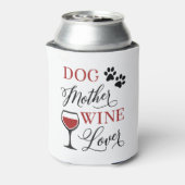 Hundelmutter Niedlicher Frauenanteil Mama von Haus Dosenkühler (Kanne Rückseite)