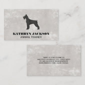 Hundelogo | Ausbilder Groomer Visitenkarte (Vorne/Hinten)