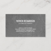 Hundelogo | Niedlicher Gepunkteter Dalmatiner Dogg Visitenkarte (Rückseite)