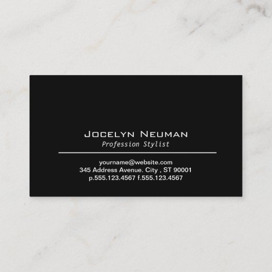 Hundelogo | Schere | Groomer Visitenkarte (Rückseite)