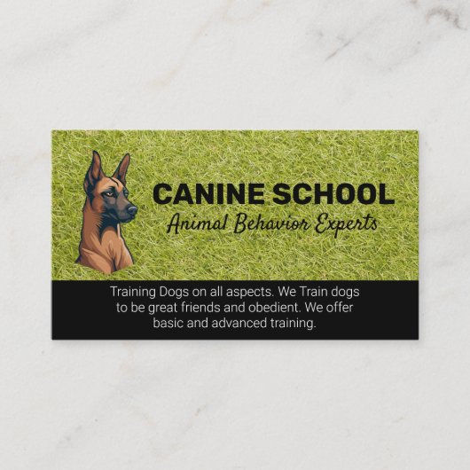 Hundelostration | Astroturf Visitenkarte (Vorderseite)