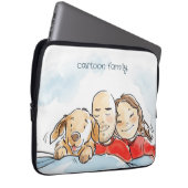 Hundeltern Laptopschutzhülle (Vorne Rechts)