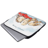 Hundeltern Laptopschutzhülle (Vorne Knopf)