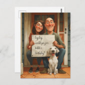 Hundeltern Postkarte (Vorne/Hinten)