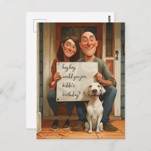 Hundeltern Postkarte (Vorne/Hinten)