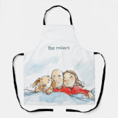 Hundeltern Schürze (Vorderseite)