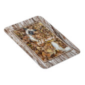 Hundeltier mit modernem Foto witzig Magnet (Rechte Seite)