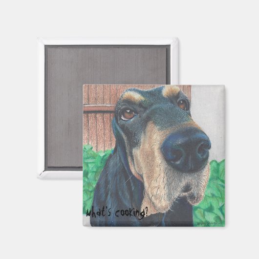 Hundemagnet Magnet (Vorderseite/Rückseite)