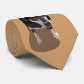 Hundemalerei mit den Tatzen Krawatte (Gerollt)