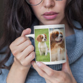 Hundemama 5 Foto Collage Kaffeetasse