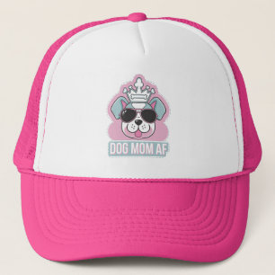 Hundemama AF - Lustiges Hundemama-Design Truckerkappe