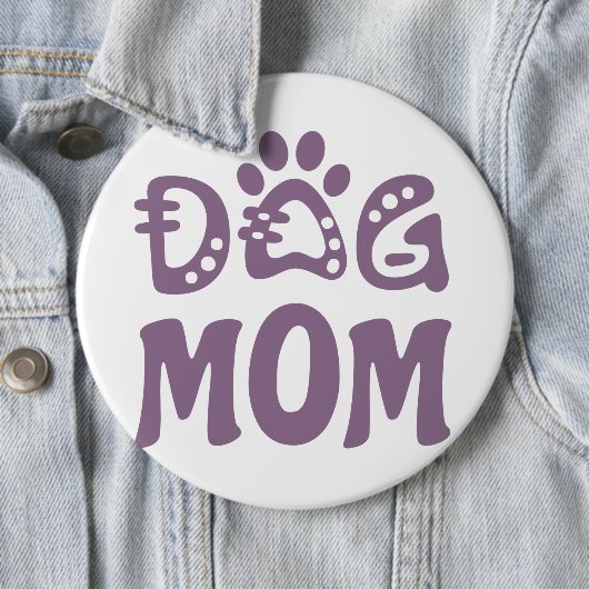 Hundemama Button (Beispiel)