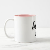 HUNDEMama DES CHIC-MUG_ Zweifarbige Tasse (Links)