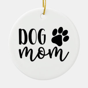 Hundemama Geschenk, Hundemama Geschenke, Hundemama Keramik Ornament