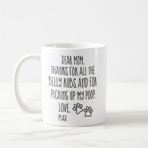 Hundemama-Geschenk, Muttertag Hundemama Personalis Kaffeetasse