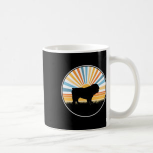 - Hundemama Hund Papa Retro Sonnenuntergang Hausti Kaffeetasse
