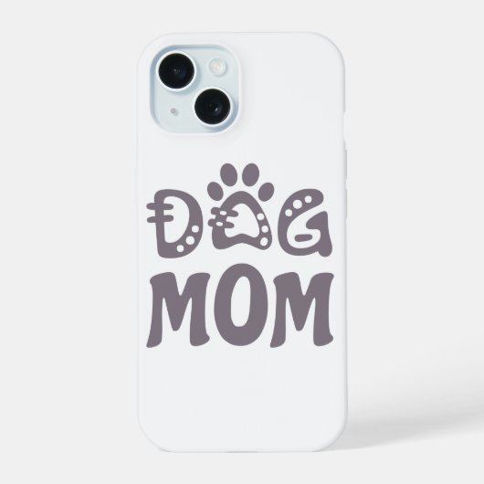 Hundemama iPhone 15 Hülle (Rückseite)